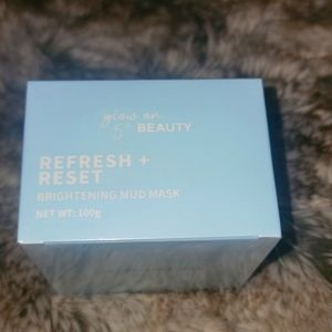 Glow on 5th Beauty REFRESH + RESET Brightening Mud Mask NEW Sealed box